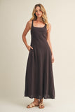 AYLA SCOOP NECK MAXI DRESS
