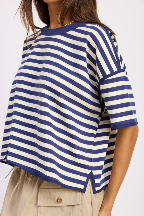 KARI OVERSIZED STRIPED SHIRT