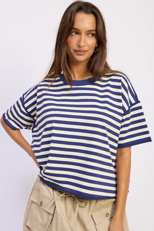 KARI OVERSIZED STRIPED SHIRT