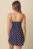 BETHANY POLKA DOT MINI DRESS