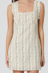 LUNA LACE TRIM MINI DRESS