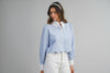 BELLAMIA SCALLOPED COLLAR SHIRT
