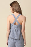 TIFFANY BUTTON CRISS CROSS TOP