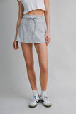 BRYN TIE FRONT SKORT