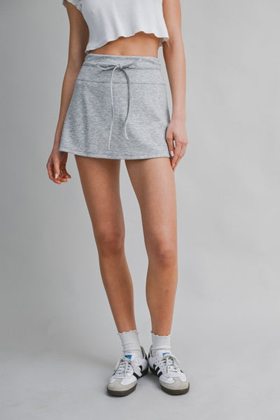 BRYN TIE FRONT SKORT