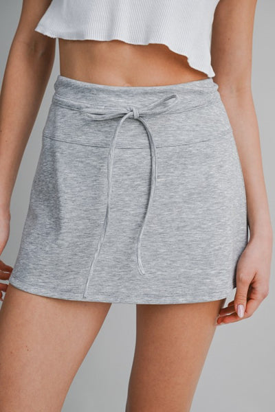 BRYN TIE FRONT SKORT