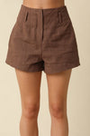 MOKA HIGH WAISTED LINEN SHORT