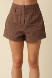 MOKA HIGH WAISTED LINEN SHORT