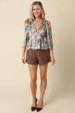MOKA HIGH WAISTED LINEN SHORT