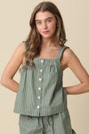 AURORA STRIPED SWING CAMISOLE