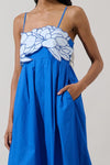 KAILANI FLORAL EMBROIDERY MAXI DRESS