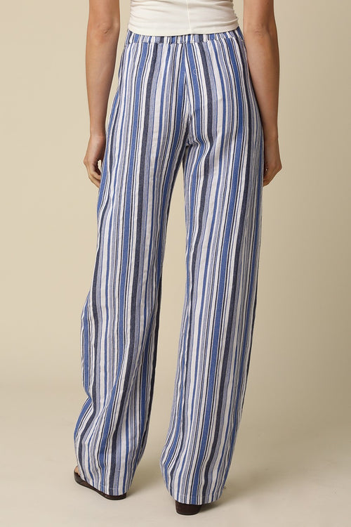 FARAH STRIPED DENIM TROUSER
