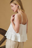MILA LACE TRIM TOP