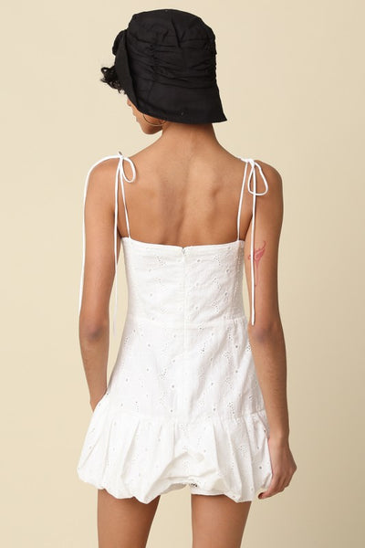 ITSY BUBBLE HEM MINI DRESS