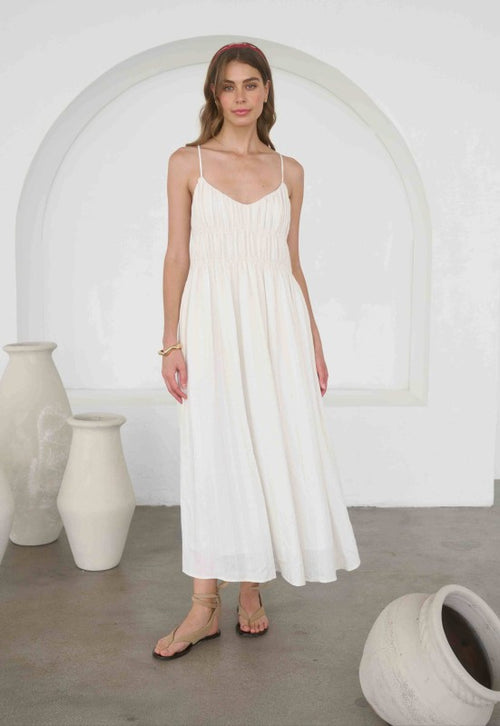 DANI TIERED MIDI DRESS