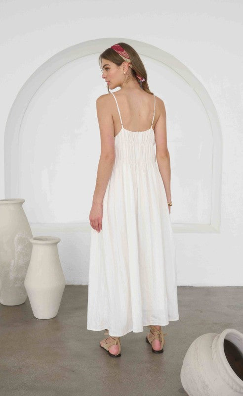 DANI TIERED MIDI DRESS