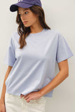LILLA COTTON JERSEY T SHIRT