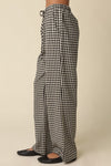 SIENNA GINGHAM DRAWSTRING PANTS
