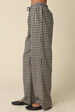 SIENNA GINGHAM DRAWSTRING PANTS