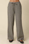 SIENNA GINGHAM DRAWSTRING PANTS