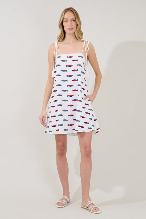 SUNSETSAIL ROPE DETAIL MINI DRESS