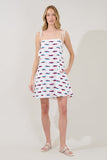 SUNSETSAIL ROPE DETAIL MINI DRESS