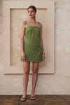 TERESA EMBROIDERED MINI DRESS