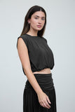 JOYCE BALLOON HEM TOP