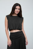 JOYCE BALLOON HEM TOP