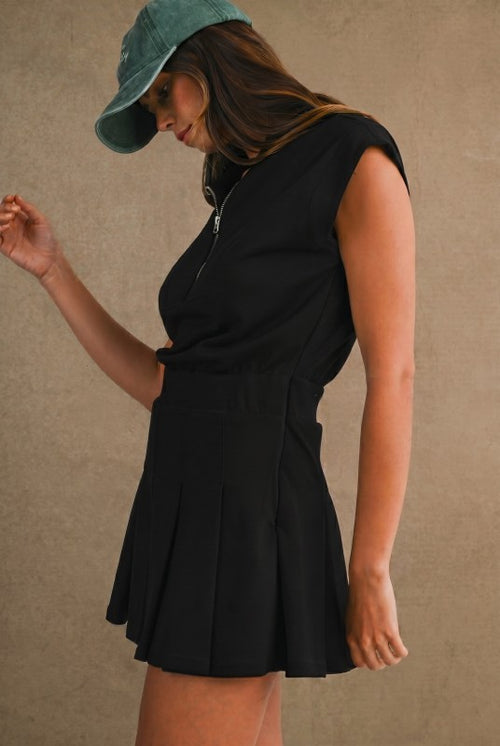 DUNCAN  HALF ZIP ROMPER
