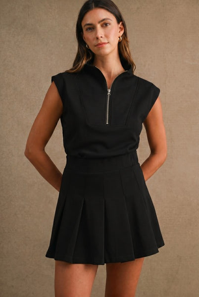 DUNCAN  HALF ZIP ROMPER