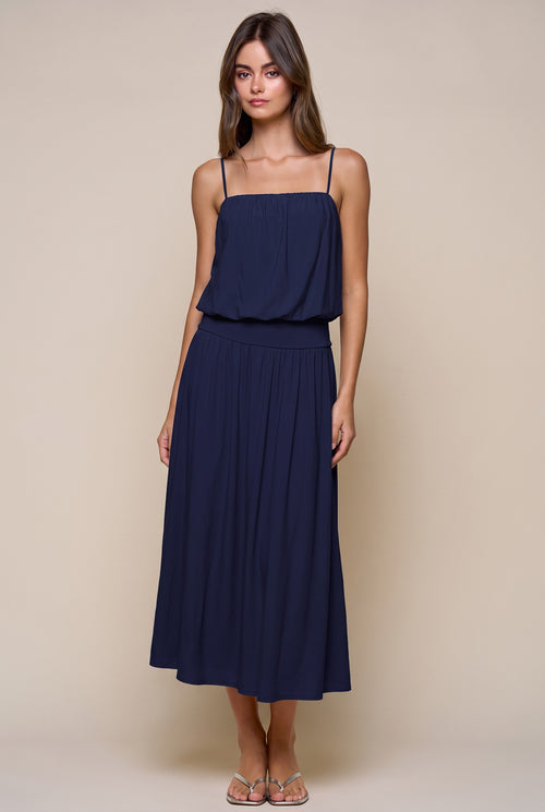 FIORE BUBBLE HEM MAXI