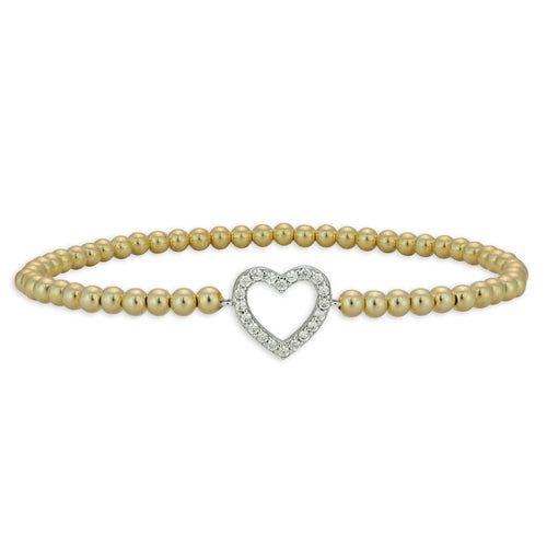 HEART BEADED BRACELET