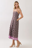 ERIKA TIE SHOULDER MIDI DRESS
