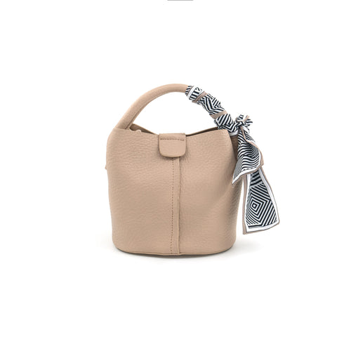 AVA VEGAN LEATHER MINI BUCKET BAG