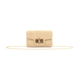 YANIS RAFFIA CLUTCH