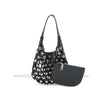 JONES STUDDED LATTICE MINI BAG