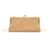 CAMI VEGAN LEATHER CLUTCH