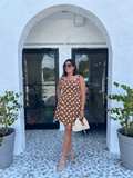 SUNDANCE POLKA DOT MINI DRESS