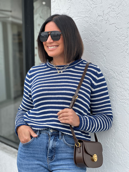 KAMILA STRIPED SWEATER