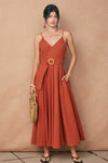 SUNSET LINEN MAXI