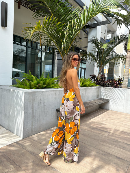 ADELAIDE FLORAL WIDELEG JUMPSUIT