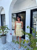 BELLEVUE TIERED FLORAL MINI DRESS