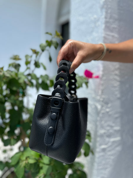 MINI SABRINA BUCKET BAG & CROSSBODY