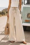 LODI DRAWSTRING WIDE LEG JEAN