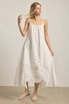 GABRIELA EYELET DETAIL MAXI DRESS
