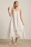 GABRIELA EYELET DETAIL MAXI DRESS