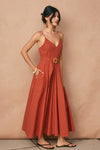 SUNSET LINEN MAXI
