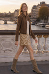 ANGELIQUE PAILLETTE MINI SKIRT