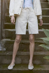 CALLOWAY DRAWSTRING BERMUDA DENIM SHORT